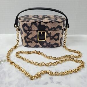 Delicate Pink Snakeskin Officina del Poggio Micro Safari Bag